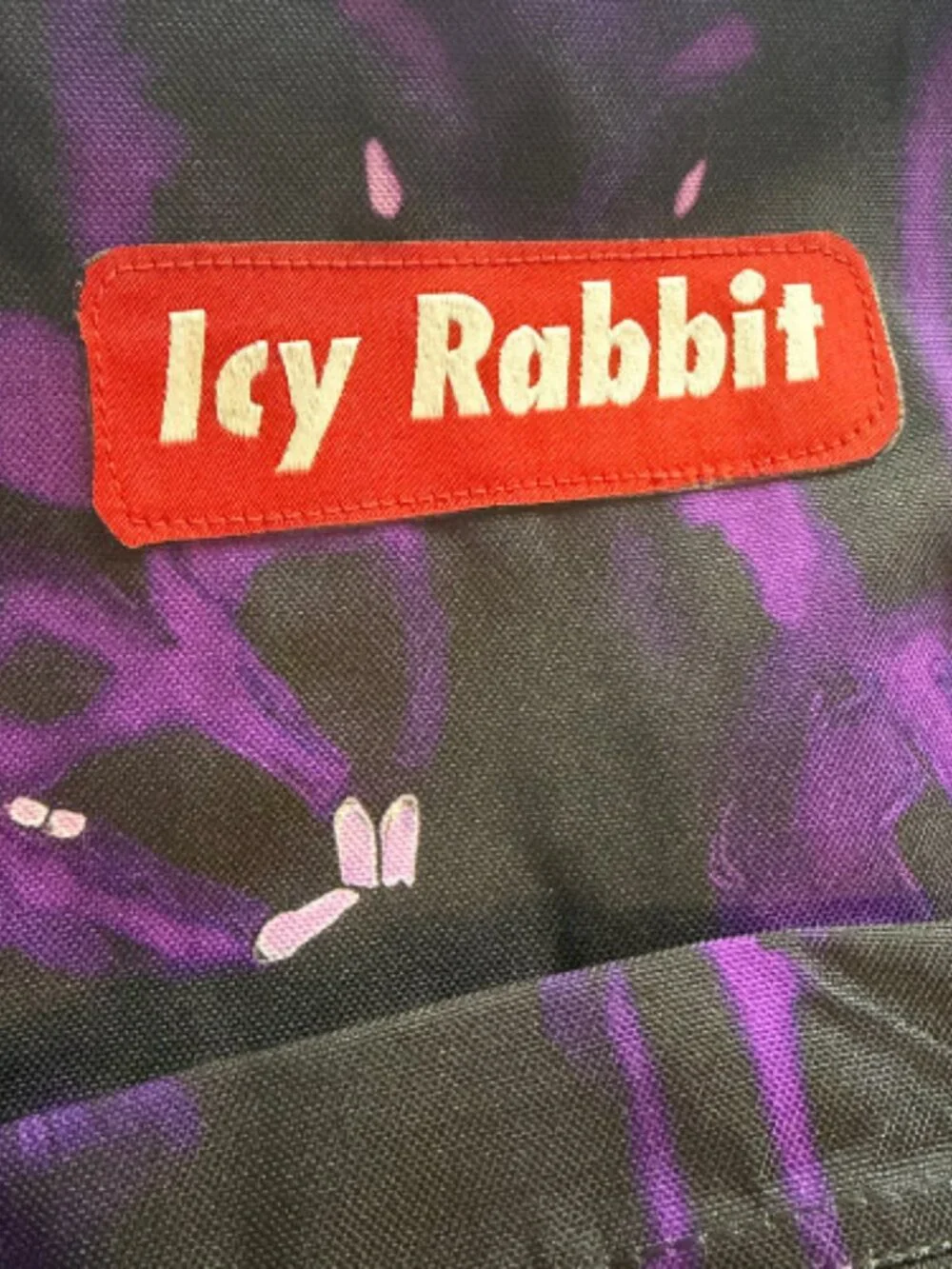 ICY Rabbit Unreleased Skull Backpack Purple Limited Edition Streetwear Bookbag